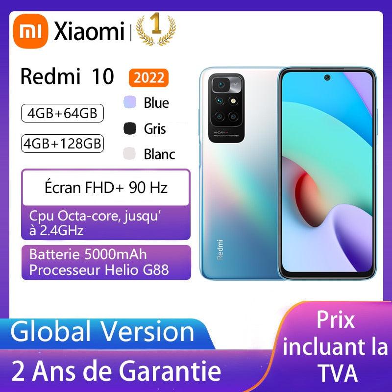 Smartphone Xiaomi Redmi 10 4GB/128GB, Octa Core 50MP AI Quad Camera 90Hz FHD Display, 5000mAh, Global Version - Miscellaneous Accessories