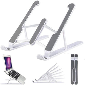 FlexiCool Notebook Stand - Portable, Foldable, Adjustable, and Cooling Bracket for Laptops and Tablets" - Miscellaneous Accessories