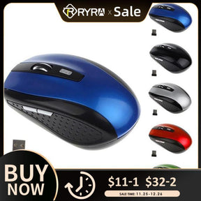 Mouse RYRA 2.4GHz Wireless Adjustable DPI Mouse Mice with USB Receiver for PC end Laptop - Miscellaneous Accessories