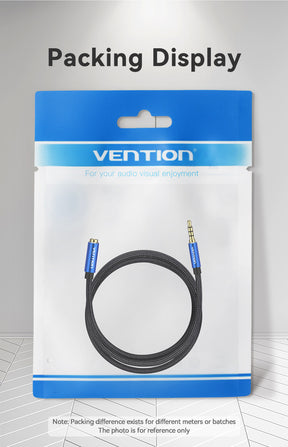 Vention 3.5mm Aux Extension Cable - Stereo Audio Jack Headphone Speaker Cable for Car, Laptop, Mini PC, TV, Xiaomi, Huawei and More - Miscellaneous Accessories