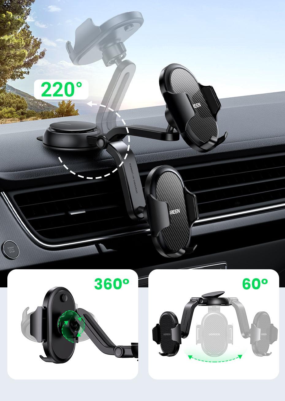 CarMate: Universial Mobile Phone Support with Gravity Dashboard Phone Holder for iPhones, Xiaomis, and Samsungs - Miscellaneous Accessories