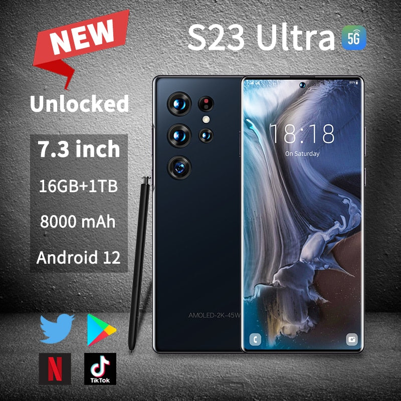 S23 Ultra Smartphone Original Global 16G+1TB - Miscellaneous Accessories