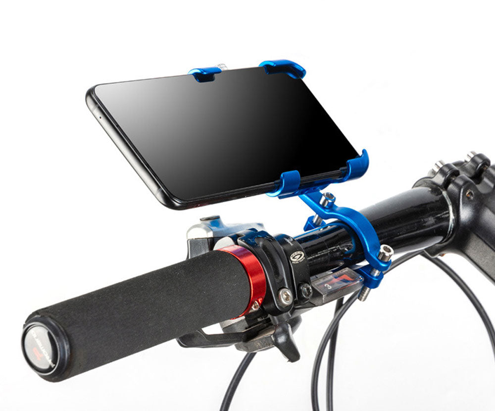 TrekHold: 360° Rotatable MTB Phone Mount with Non-Slip Cycling Bracket and Aluminum Build