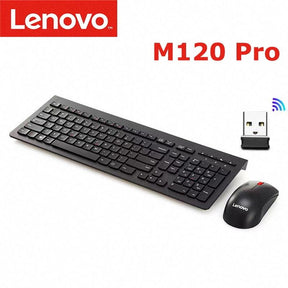 keyboard Lenovo M120Pro is a wireless keyboard and mouse set that is designed to offer reliable and convenient performance for everyday computing tasks - Miscellaneous Accessories