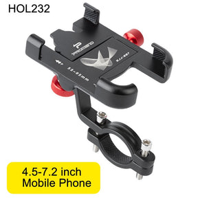 TrekHold: 360° Rotatable MTB Phone Mount with Non-Slip Cycling Bracket and Aluminum Build