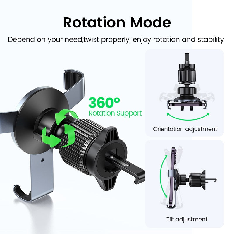 GravityGrip: UGREEN's Car Phone Holder Stand with Gravity Dashboard Design for Universal Mobile Phone Support For Mobile Phone Xiaomi, Samsung, iPhone - Miscellaneous Accessories