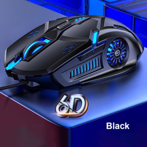 Mouse Gaming Mouse 6D 4-Speed DPI RGB Computer Laptop Gaming Mouse Slicent Mouse - Miscellaneous Accessories