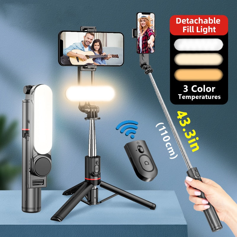 Mini Tripod Photo Live with Fill Light Wireless Bluetooth Remote Shutter - Miscellaneous Accessories