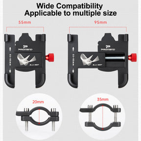 TrekHold: 360° Rotatable MTB Phone Mount with Non-Slip Cycling Bracket and Aluminum Build