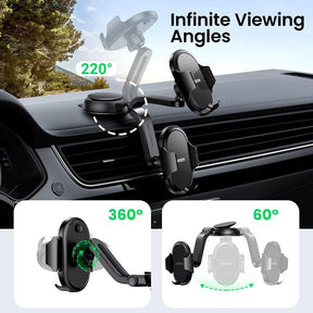 CarMate: Universial Mobile Phone Support with Gravity Dashboard Phone Holder for iPhones, Xiaomis, and Samsungs - Miscellaneous Accessories