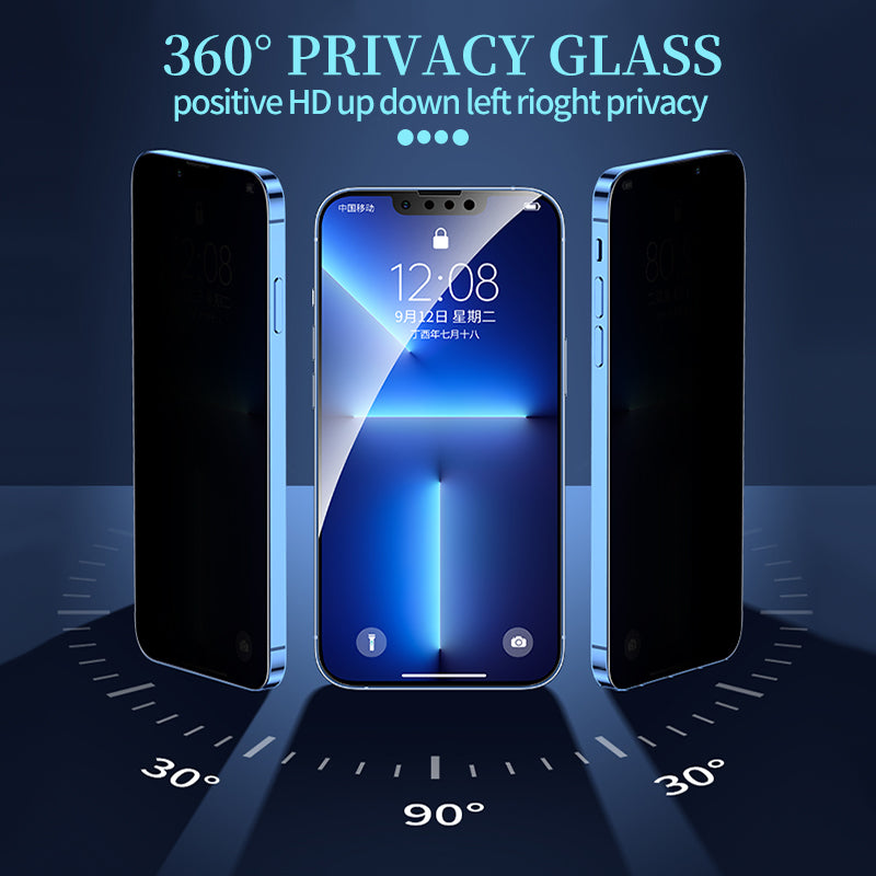 This 360 degree tempered glass privacy screen protector shields your iPhone, for several models - Miscellaneous Accessories