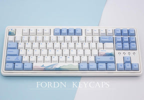 keyboard Cherry Profile Keycap Ocean Wave PBT Keycaps For MX Switch Mechanical - Miscellaneous Accessories