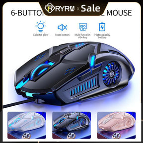 Mouse Gaming Mouse 6D 4-Speed DPI RGB Computer Laptop Gaming Mouse Slicent Mouse - Miscellaneous Accessories