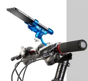 TrekHold: 360° Rotatable MTB Phone Mount with Non-Slip Cycling Bracket and Aluminum Build