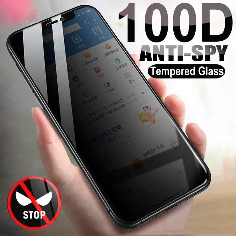 Privacy Tempered Glass Screen Protector for Xiaomi 12T Pro, Xiaomi 11T, Mi 11 Lite 5G NE, 10T, 9T, 8, 9 Lite, SE, and MAX 3 - Anti-Spy Protection - Miscellaneous Accessories