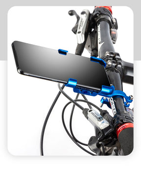 TrekHold: 360° Rotatable MTB Phone Mount with Non-Slip Cycling Bracket and Aluminum Build