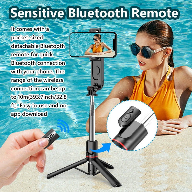 Mini Tripod Photo Live with Fill Light Wireless Bluetooth Remote Shutter - Miscellaneous Accessories