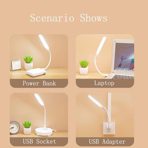 Portable LED Book Light for Eye Care, Study Reading Lamp Laptop Keyboard PC - Miscellaneous Accessories