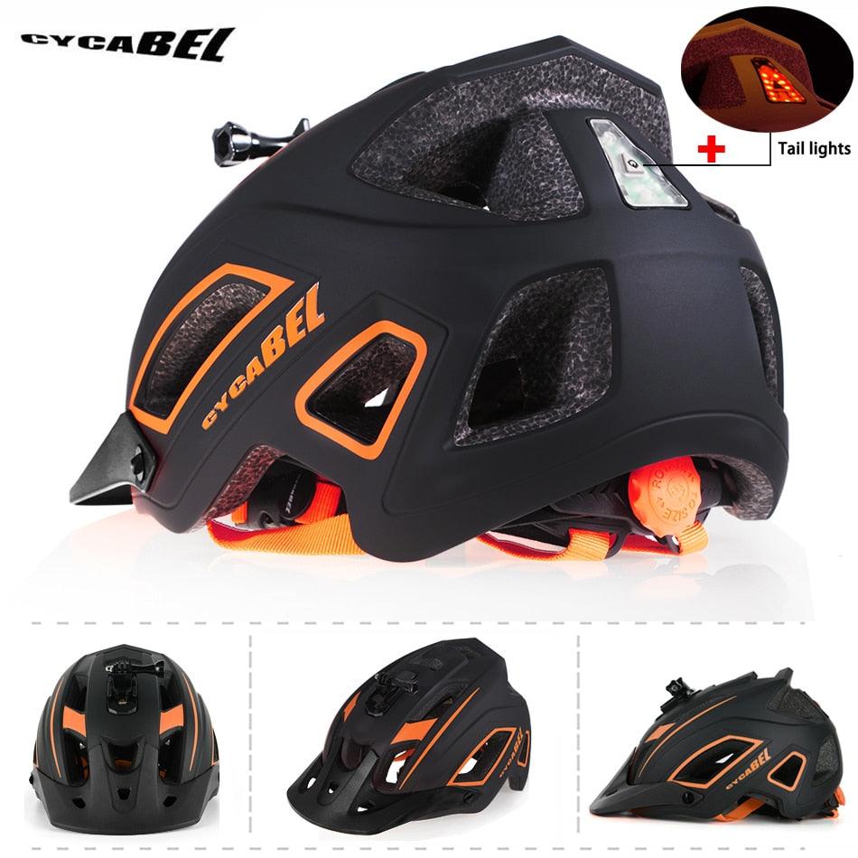 MountainPro: Men's MTB Bicycle Helmet with LED Light for Safe Riding - Miscellaneous Accessories