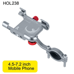 TrekHold: 360° Rotatable MTB Phone Mount with Non-Slip Cycling Bracket and Aluminum Build