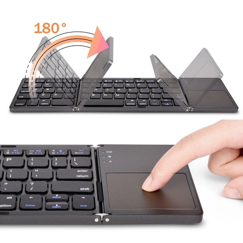 FoldPad Bluetooth Keyboard: The perfect keyboard with a touchpad for Windows, in a foldable design. - Miscellaneous Accessories